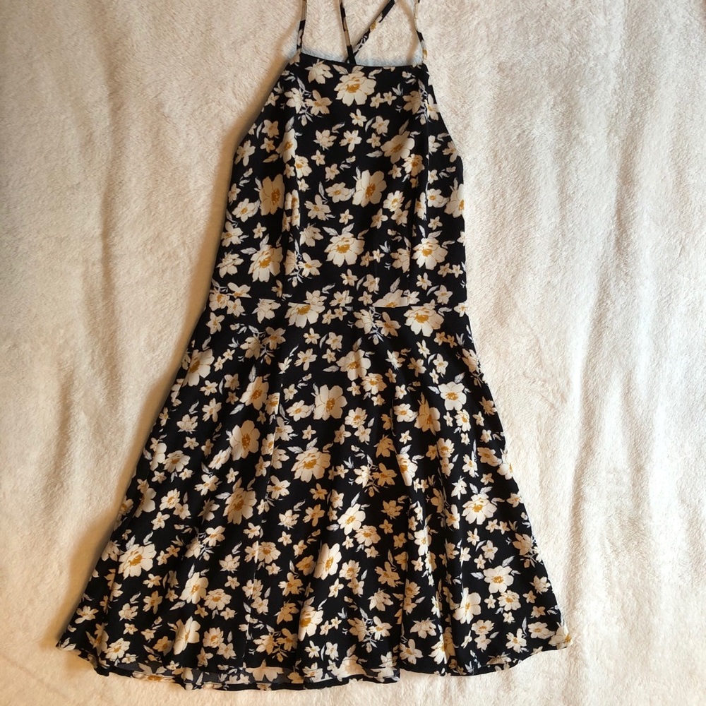 Black Floral Dress